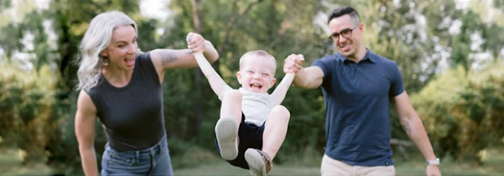 Chiropractors Bellevue PA William Walsh and Bridget Walsh With Son